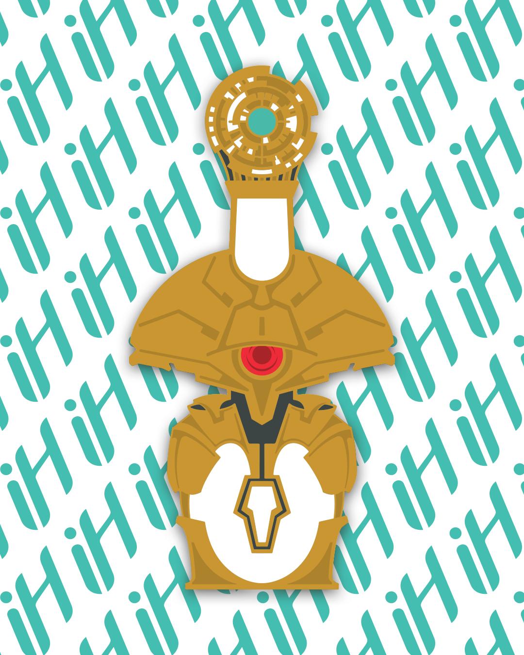 Clarified Radiolaria Pin