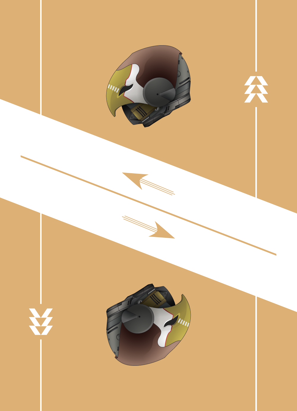 Hunter Postercard - Celestial Nighthawk