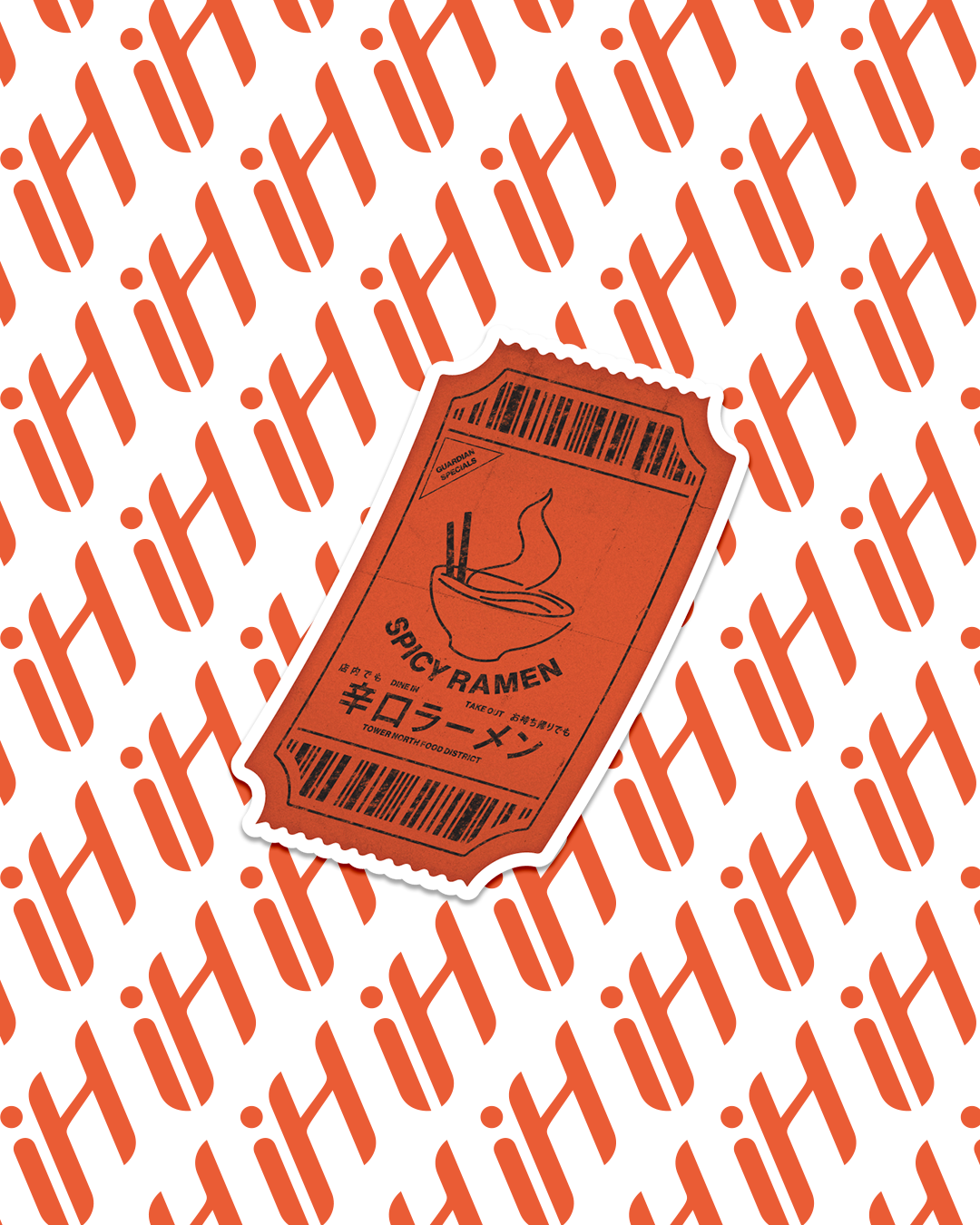 Ramen Coupon Sticker